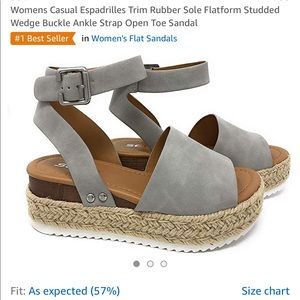 Women’s open toe halter strap espadrille sandals